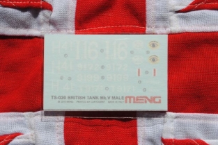 MENG TS-020 Mk.V MALE British Heavy Tank